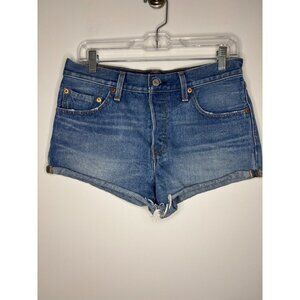 LEVI'S 501 Shorts Womens 27 Button Fly 5-Pocket Daisy Dukes Summer Short Shorts